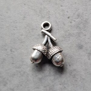 bedel DQ zilver eikels 18 mm x 12 mm