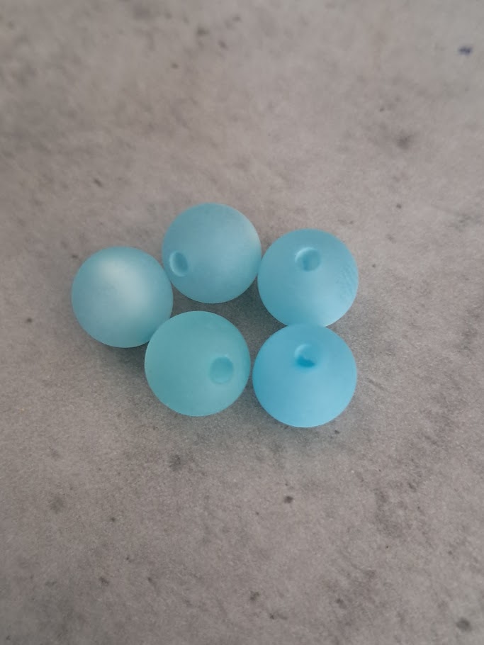 polaris kraal mat licht blauw 8 mm