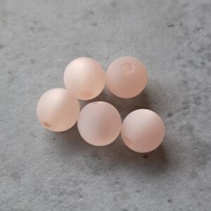 polaris kraal mat licht rose 8 mm