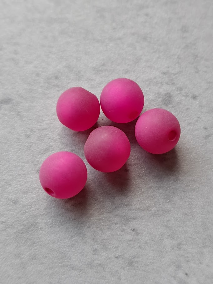 polaris kraal mat fuchsia 8 mm