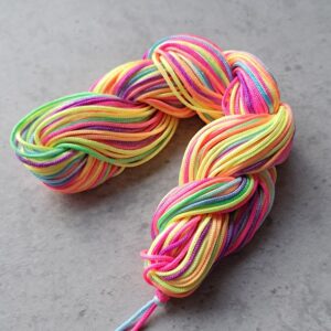 nylon koord multicolor 1 mm 25 meter