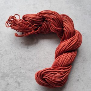 nylon koord warm rood 1 mm 25 meter