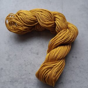 nylon koord oker geel 1 mm 25 meter