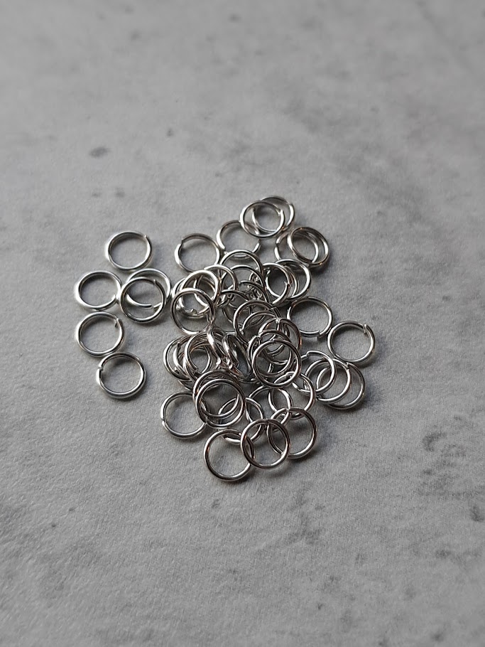 buigring zilver 4 mm x 0.8 mm 50 stuks