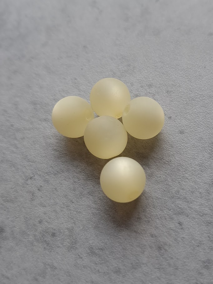 polaris kraal mat licht geel 8 mm