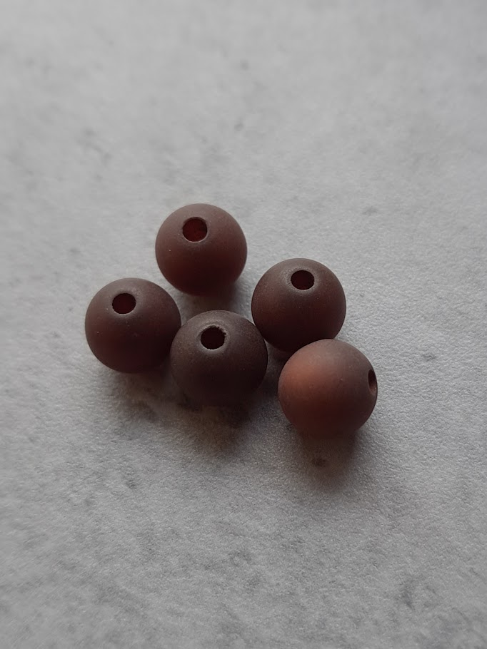 polaris kraal mat donker bruin 8 mm