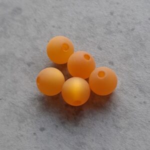 polaris kraal met donker oranje 8 mm