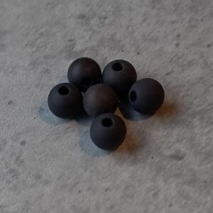 polaris kraal zwart 6 mm