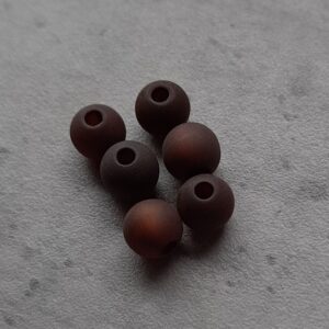 polaris kraal donker bruin 6 mm