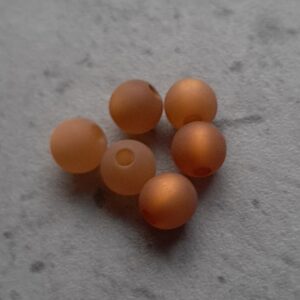 polaris kraal licht bruin 6 mm