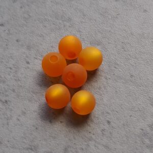 polaris kraal donker oranje 6 mm