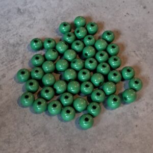 kraal acryl shiny green 8 mm 50 stuks