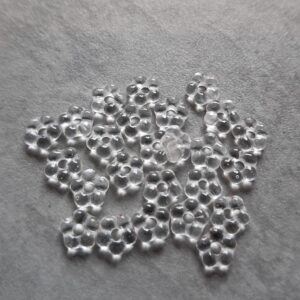 Czech glas spacer bloem crystal 5 mm 25 stuks