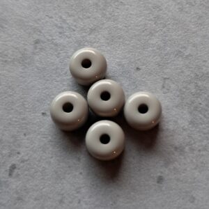 polaris kraal elements rondel 6 mm x 4 mm shiny sea green 5 stuks