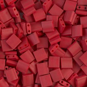 2040 miyuki tila metallic matte brick red 5 gram