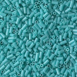 412 miyuki bugles opaque turquoise green 3 mm 5 gram