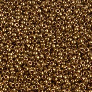 457L miyuki rocailles 11/0 metallic light bronze 5 gram