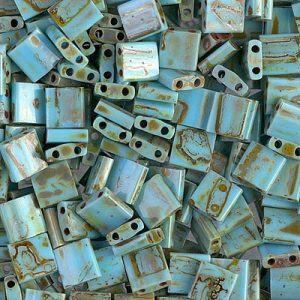 4514 miyuki tila opaque picasso turquoise 5 gram