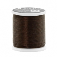 miyuki beading draad donker bruin kleur 06 rol 50 meter