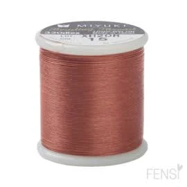 miyuki beading draad bruin kleur 15 rol 50 meter