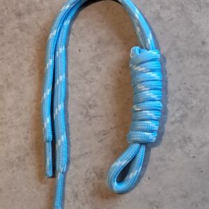 paracord sleutelhanger blue-white 26 cm x 13.5 cm