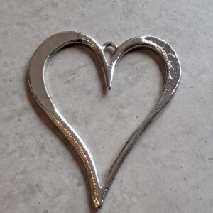 statement hanger hart zilver 71 mm x 58.5 mm