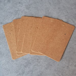 oorbelkaartjes 90 mm x 50 mm 10 stuks