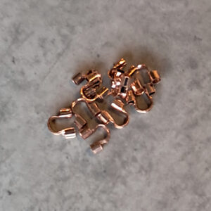 draadbeschermer rose goud SS 6 mm 10 stuks