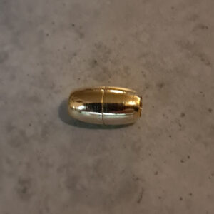 magneetsluiting goud DQ 15 mm x 9 mm