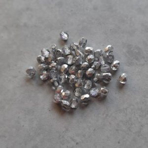 facetkraal Czech glas 4 mm crystal vitrail light 50 stuks