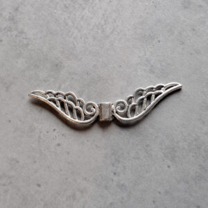 engelenvleugel zilver 50 mm x 10 mm