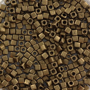 2006 miyuki cubes 1.8 mm metallic matte dark bronze 5 gram