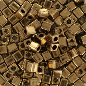457 miyuki cubes 3 mm metallic dark bronze 5 gram