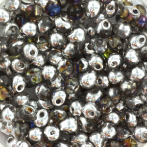 4554 miyuki drop 3.4 mm czech coating crystal heliotrope 5 gram