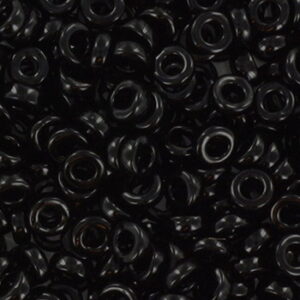 401 miyuki spacer 2.2 x 1 mm opaque black 5 gram