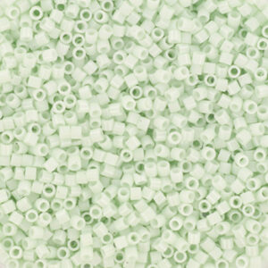 1496-1 miyuki delica 11/0 opaque light mint 5 gram