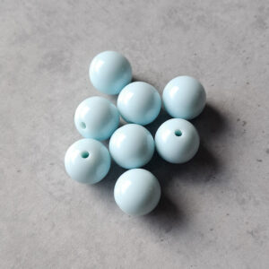 kraal acryl nude peach DQ 14 mm 8 stuks