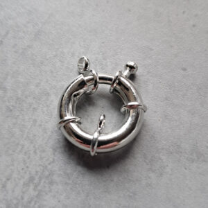 *boeislot zilver 15 mm