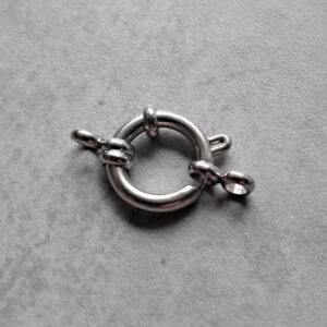 *boeislot zilver SS 12 mm