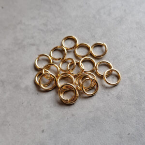 *buigring goud SS 7 mm 20 stuks