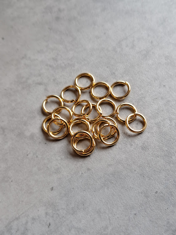 *buigring goud SS 7 mm 20 stuks