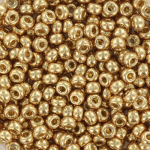 4204 miyuki rocailles 8/0 duracoat galvanized champagne 5 gram