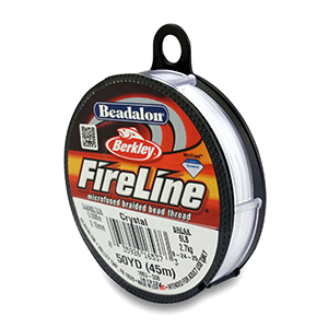 beadalon fireline crystal 0.13 mm 45 meter
