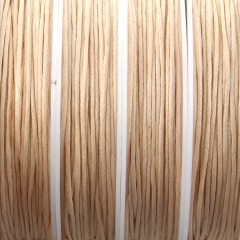 waxkoord 1 mm zalm roze rol 20 meter