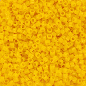 1132 miyuki delica 11/0 opaque canary 5 gram