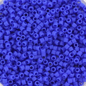 1588 miyuki delica 11/0 opaque matte cyan blue 5 gram