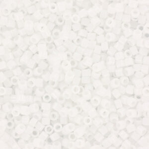 200 miyuki delica 11/0 opaque white 5 gram