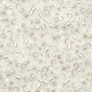 201 miyuki delica 11/0 ceylon white pearl 5 gram