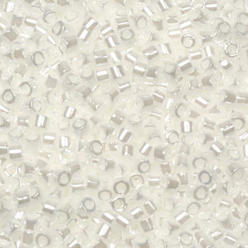 201 miyuki delica 11/0 ceylon white pearl 5 gram