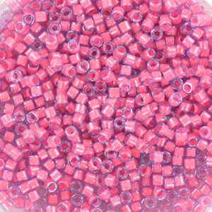 2048 miyuki delica 11/0 luminous pink taffy 5 gram